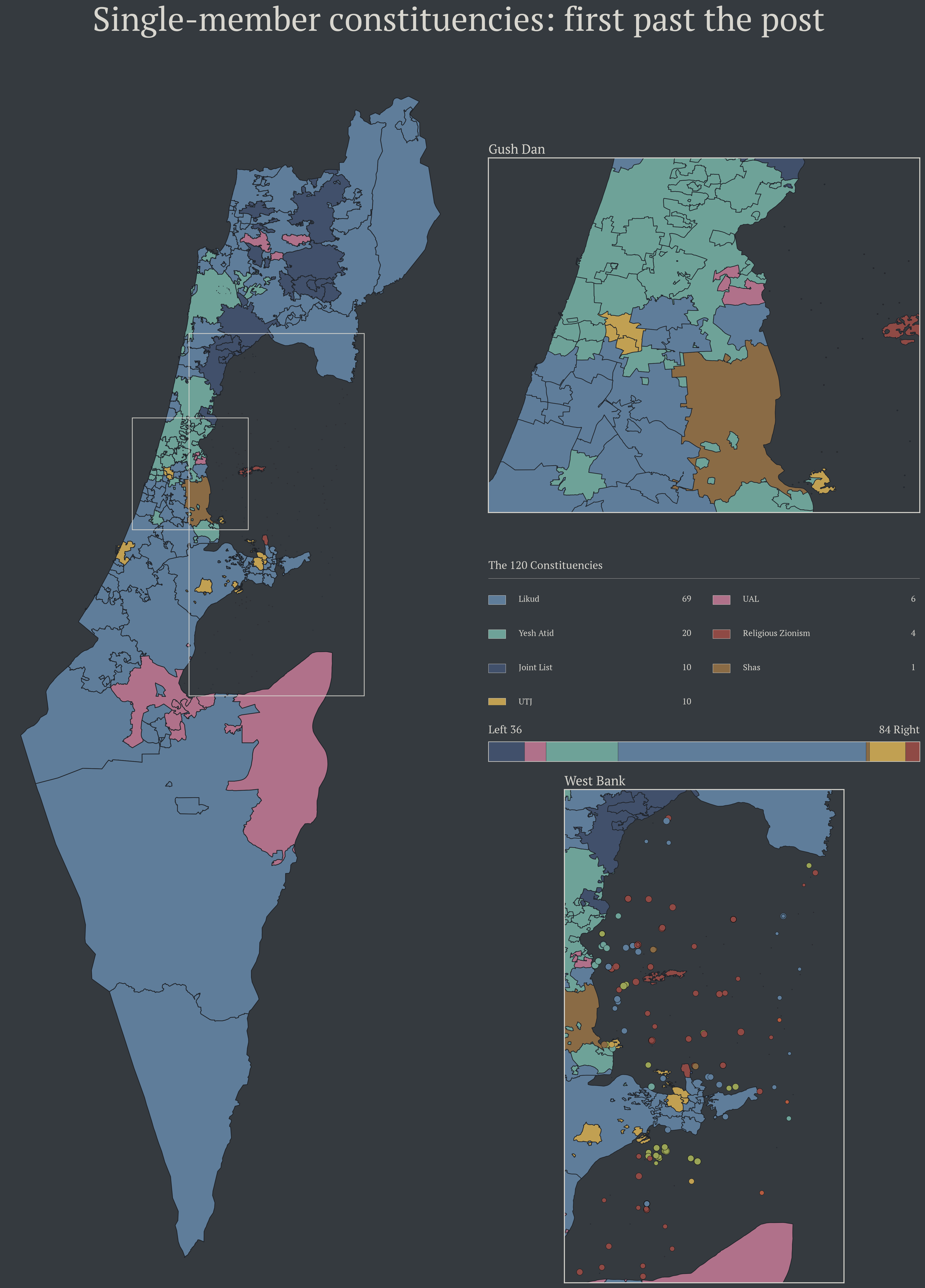 The 2021 election under first-past-the-post